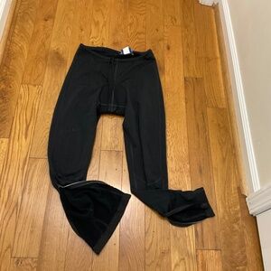 Men's Performance Long Padded Bicycle Pant Leggings, Size M
